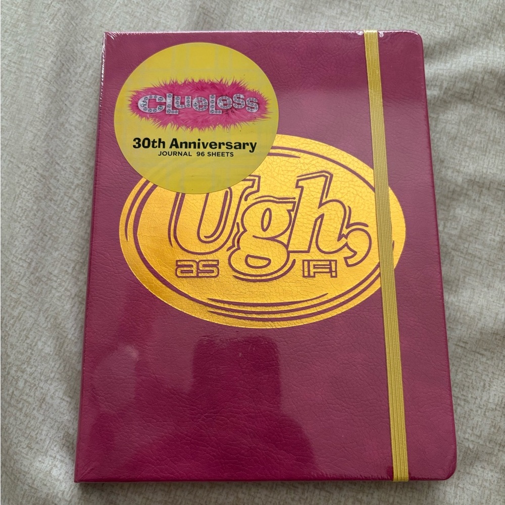 Target Exclusive Clueless 30th Anniversary Ugh As If Pink and Gold Journal NEW
